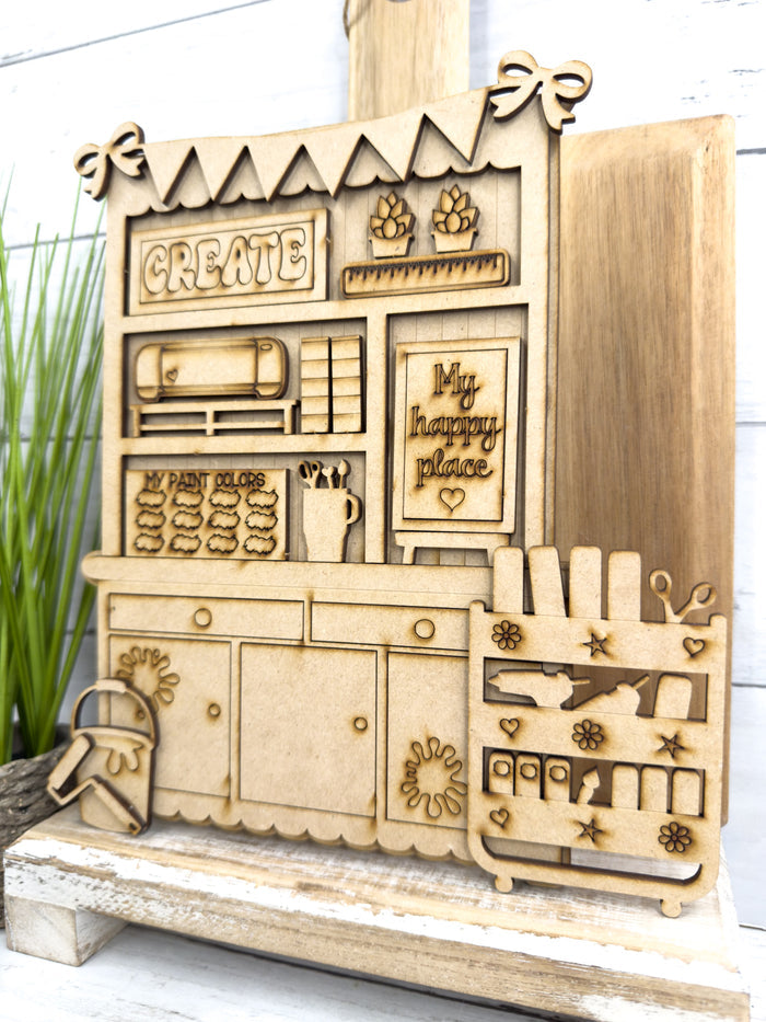 Mini Crafter Hutch DIY Craft Kit