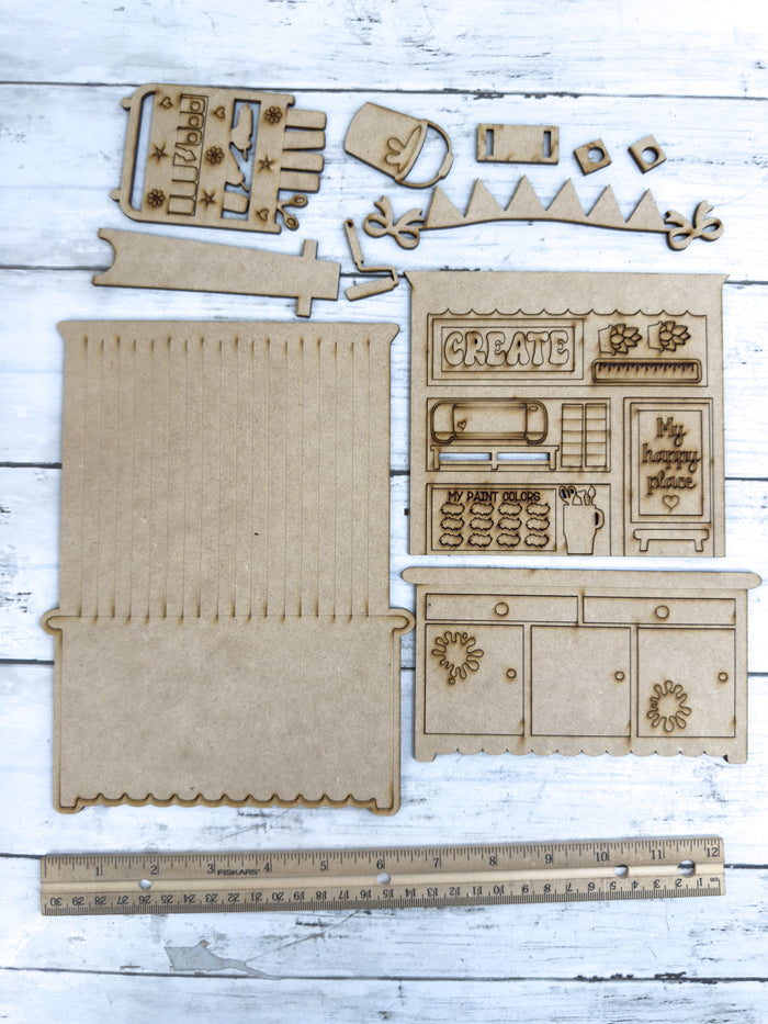 Mini Crafter Hutch DIY Craft Kit