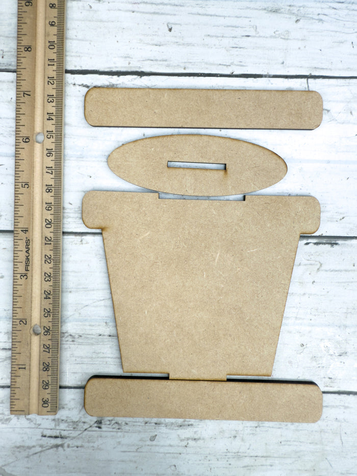 Mini Flower Pot Sitter Interchangeable Base DIY Kit