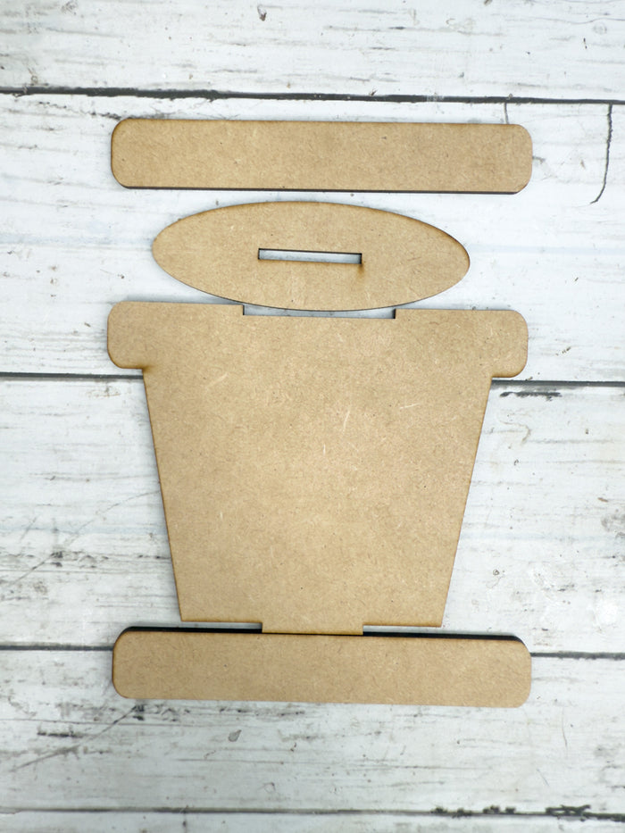 Mini Flower Pot Sitter Interchangeable Base DIY Kit
