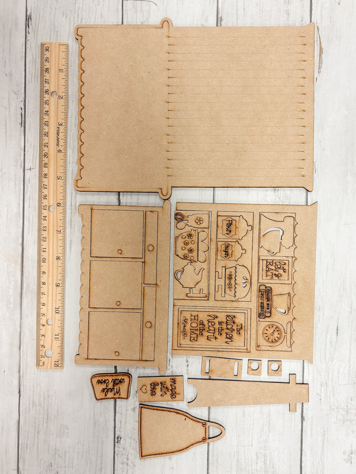 Mini Let's Eat Hutch DIY Craft Kit