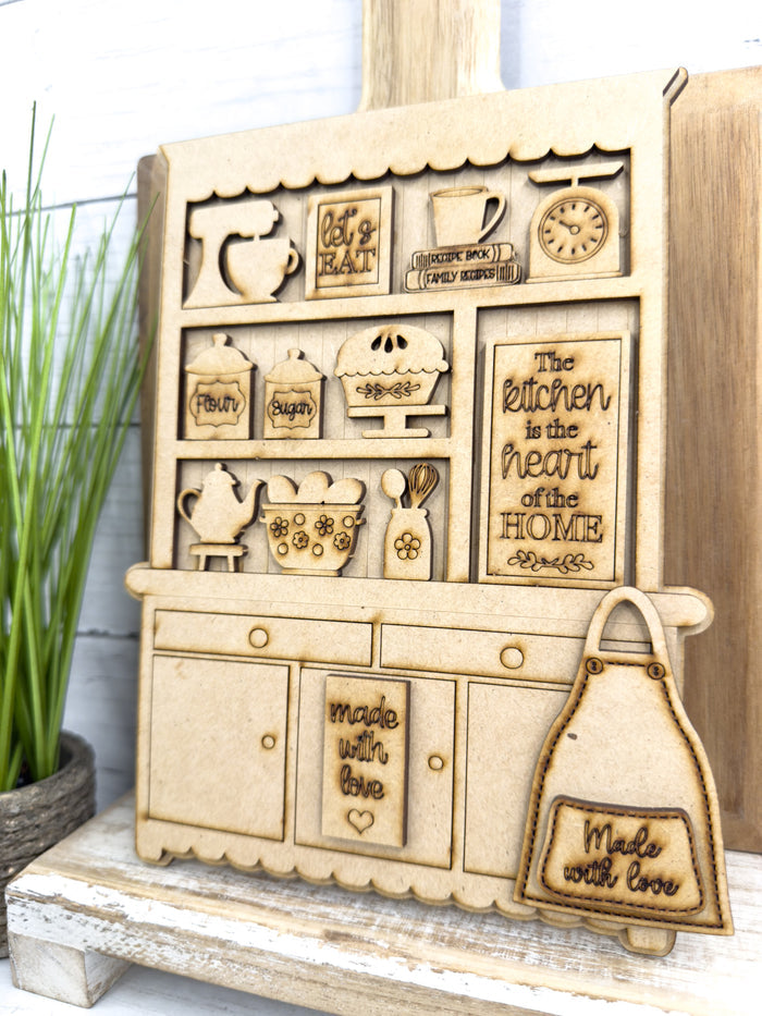Mini Let's Eat Hutch DIY Craft Kit