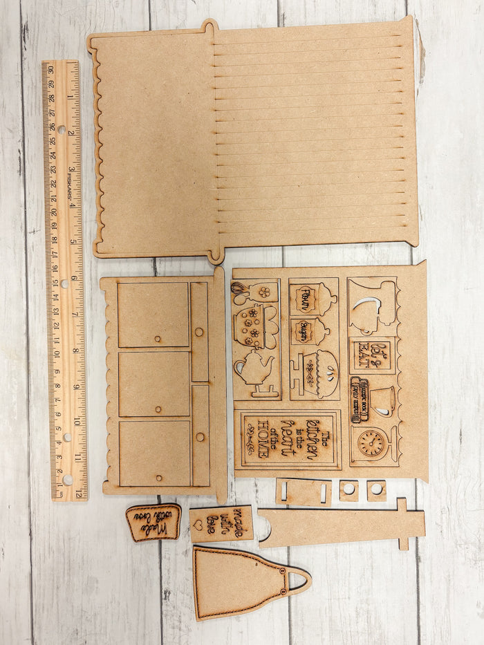 Mini Let's Eat Hutch DIY Craft Kit