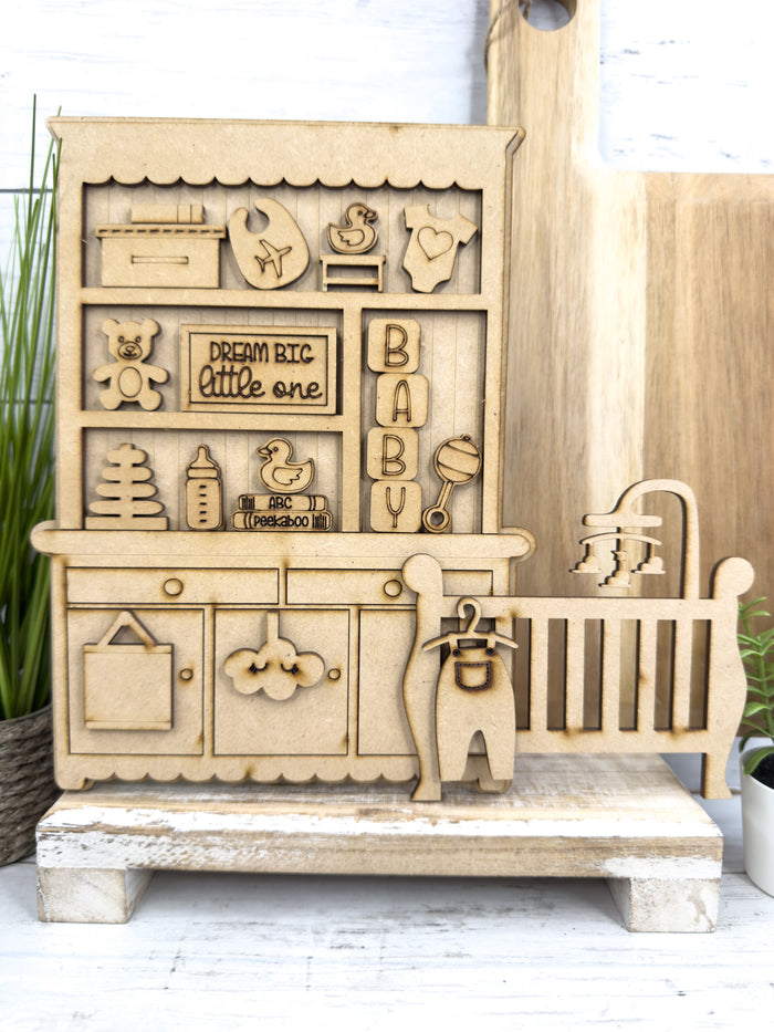 Mini Nursery Hutch DIY Craft Kit