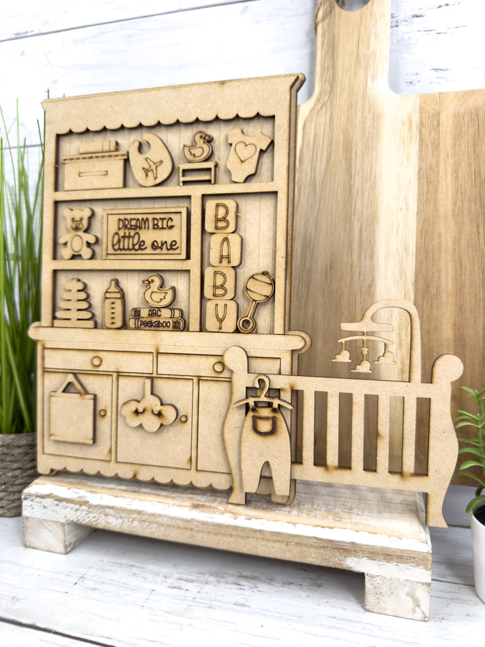 Mini Nursery Hutch DIY Craft Kit