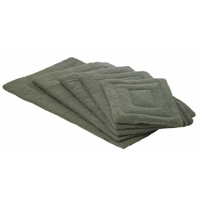 Moss Berber Fleece Dog Crate Mat