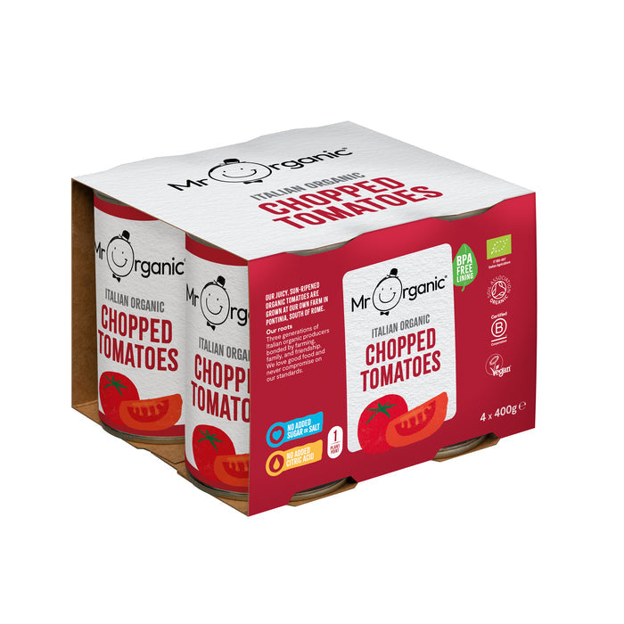 Mr Organic Chopped Tomatoes Multipack (4 x 400g)
