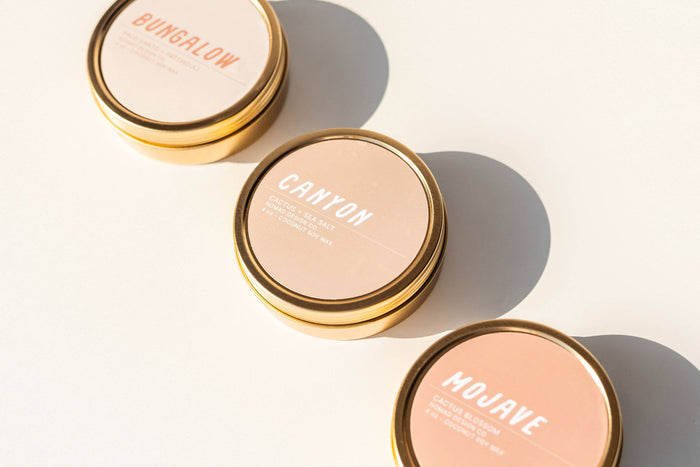 Nomad Design Co - Canyon Travel Tin Candle - The Desert Collection