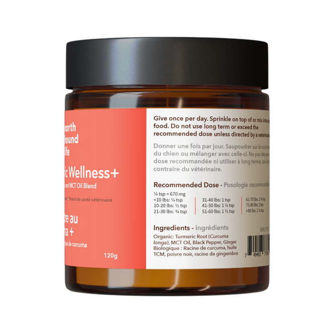 North Hound Life Turmeric Wellness+ | Turmeric and MCT Oil blend