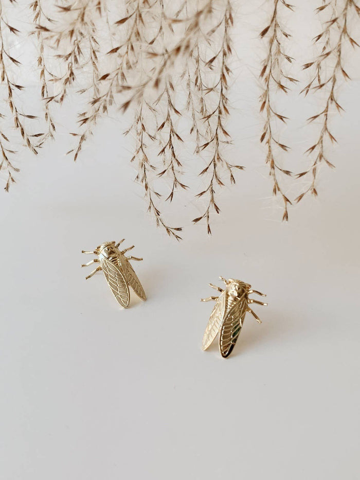 Océanne - Cicada Earring Studs