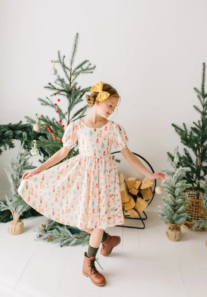 Ollie Jay - Puff Dress in Nutcracker | Girls Christmas Dress: 3