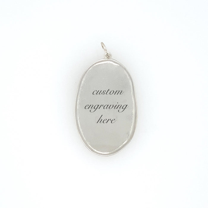 Oval Engravable Charm