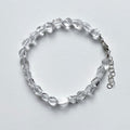 Oval Herkimer Diamond Bracelet