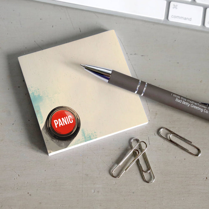Panic Button | Funny Sticky Notes