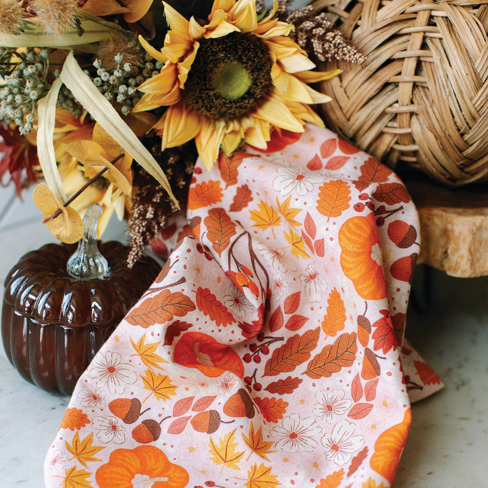 Paper Farm Press - Pumpkin Patch Tea Towel