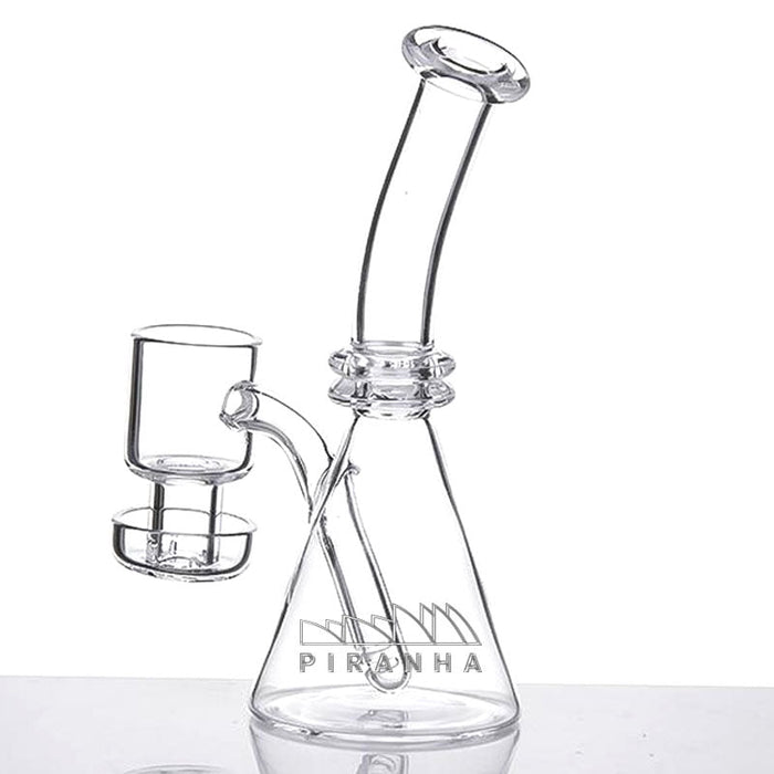 Piranha Quartz Beaker W/ Terp Vacuum Banger Nail