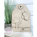 Primitive Flower and Bee TAG DIY Kit