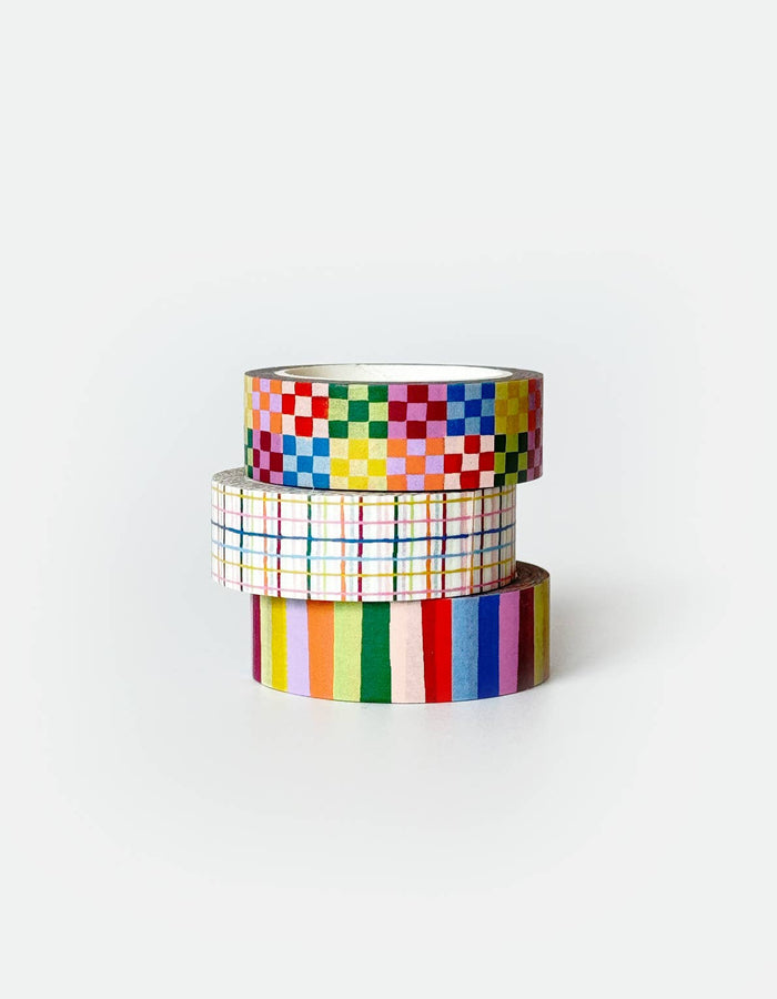 Rainbow Washi Tape | Set of 3
