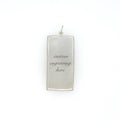 Rectangular Engravable Charm