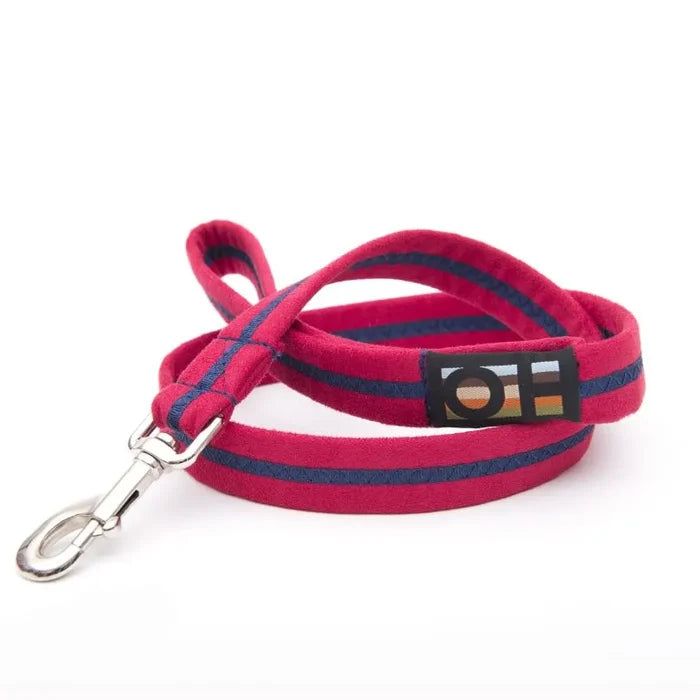 Red Oscar and Hooch Dog Lead - DOGHOUSE