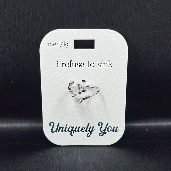 Ring - YOU YR7034 - I Refuse To Sink