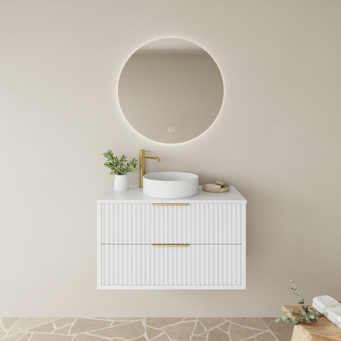 Rome Wall Hung PVC Cabinet With Soft Closing Drawers 600-900mm