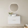 Rome Wall Hung PVC Cabinet With Soft Closing Drawers 600-900mm