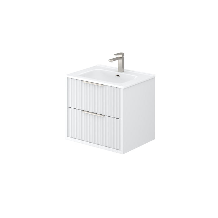 Rome Wall Hung PVC Cabinet With Soft Closing Drawers 600-900mm