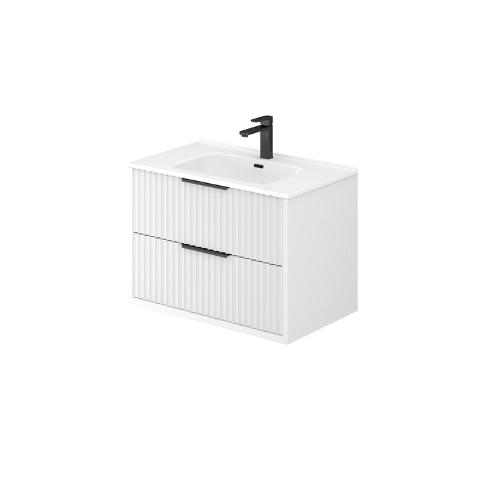 Rome Wall Hung PVC Cabinet With Soft Closing Drawers 600-900mm