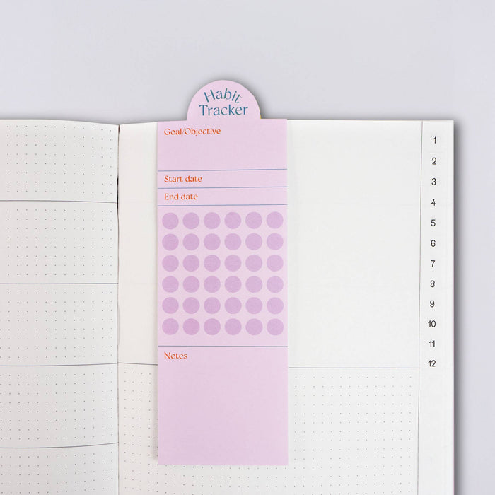 Seoul Habit Tracker Bookmark Set