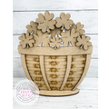 Shamrocks Slot Insert for Interchangeable bases DIY Craft Kit