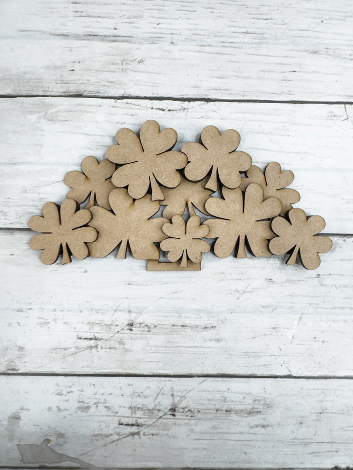 Shamrocks Slot Insert for Interchangeable bases DIY Craft Kit