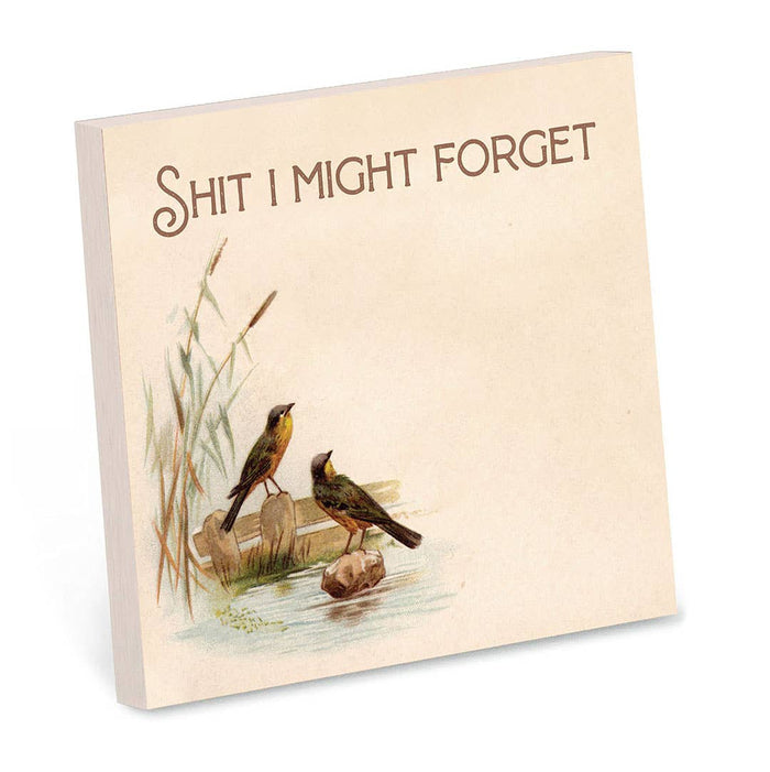 Shit I Might Forget | Funny Sticky Notes