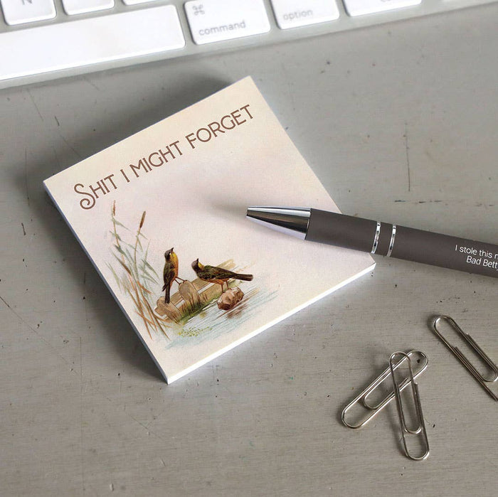Shit I Might Forget | Funny Sticky Notes