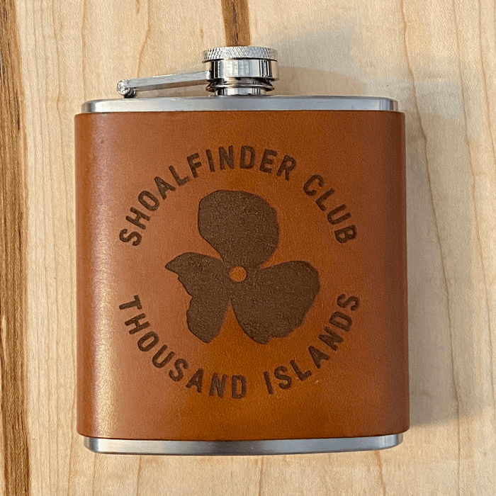 Shoalfinder Club Leather Flask