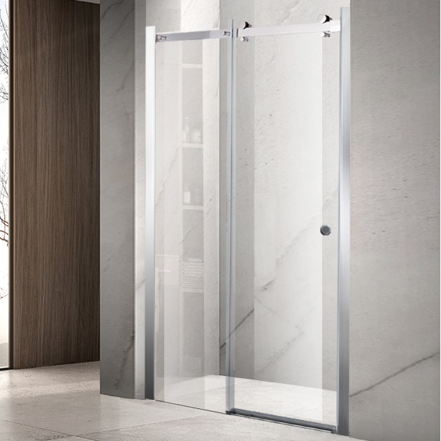 Shower Screen Frameless Single Sliding Shower Door