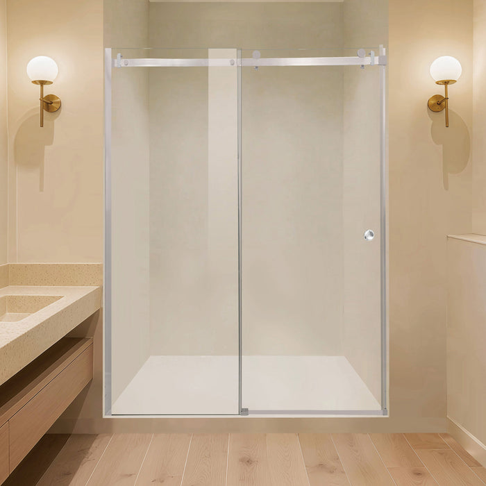 Shower Screen Frameless Single Sliding Shower Door
