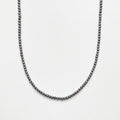 Small Round Dark Gray Pearl Strand