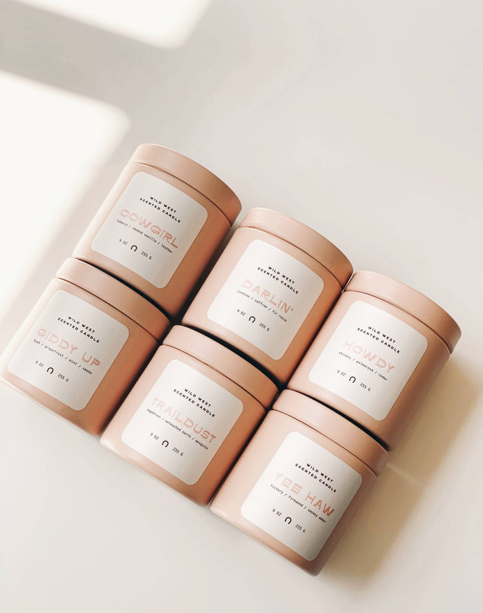 Smelle Scent Co. - Yee Haw Candle, Wild West Collection, Western Candle