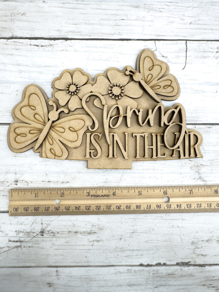 Spring is in the Air Slot Insert for Interchangeable bases DIY Kit