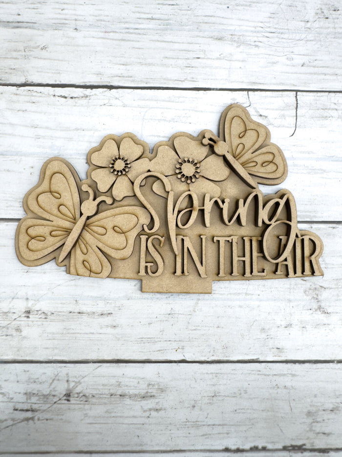 Spring is in the Air Slot Insert for Interchangeable bases DIY Kit