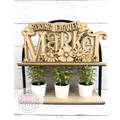 Spring Market Word Shelf Sitter Sign DIY Kit