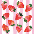Strawberry & Stripes • Lunch Napkin