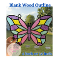 Style 93 Butterfly Laser Cut Outline Frame Blank
