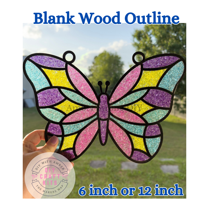 Style 93 Butterfly Laser Cut Outline Frame Blank
