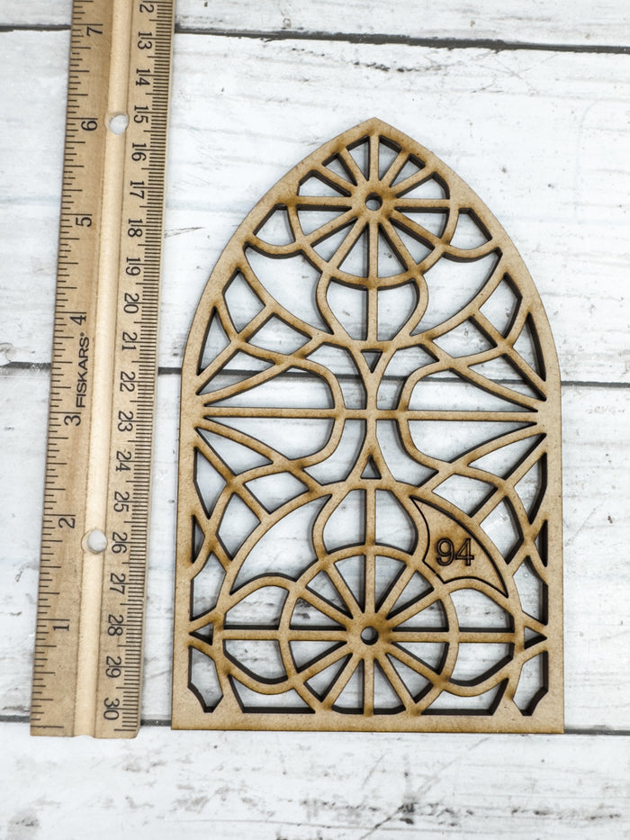 Style 94 Mandala Arch Laser Cut Outline Frame Blank