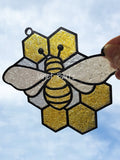 Style 95 Honeycomb Bee Laser Cut Outline Frame Blank
