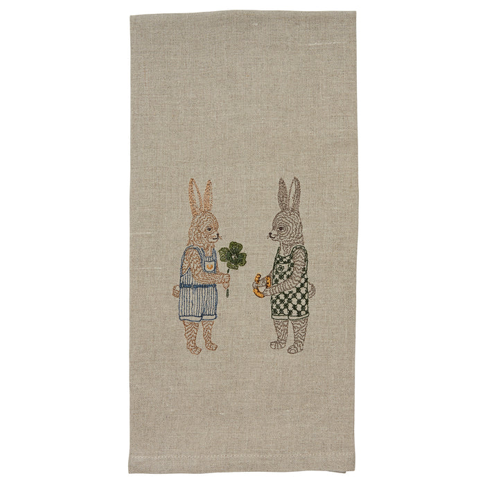 Tea Towel (Good Luck Bunnies)