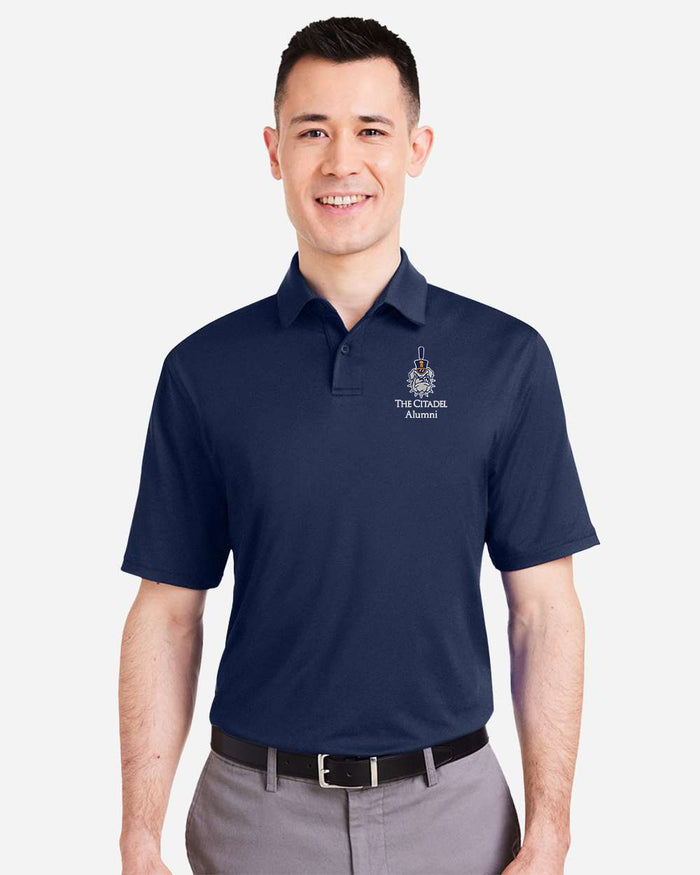 The Citadel Alumni, Spike,  Under Armour Recycled Polo - Navy Blue