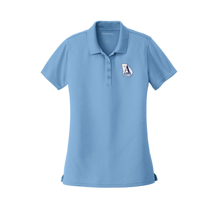 The Citadel, Atlanta Citadel Club Ladies Dry Zone® UV Micro-Mesh Polo- Carolina Blue